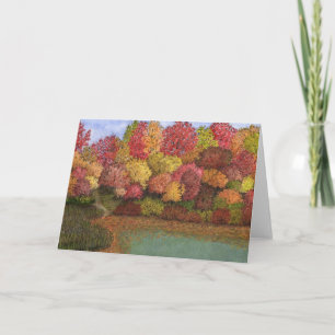 Karten-Herbstszene Karte
