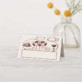 Karten Hochzeitstisch Vintag (Rückseite)