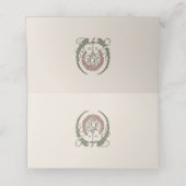 Karten Hochzeitstisch Vintag (Innenseite Aufgefaltet)