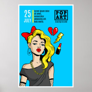 Karten im Comic Poster