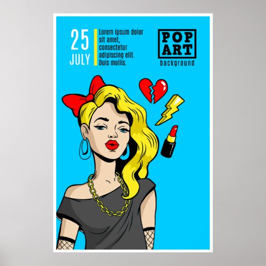 Karten im Comic Poster (Vorne)