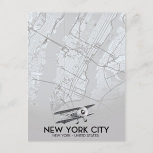 Karten im Vintage-Stil von New York City
