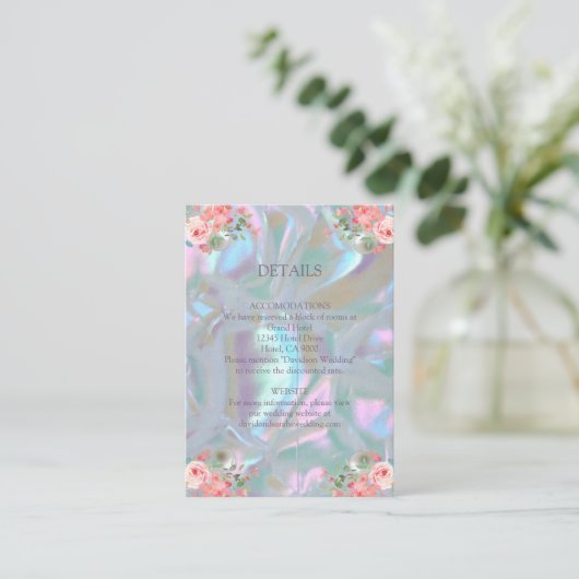 Karten Imitate Mutter der Perle (Stehend Vorderseite)