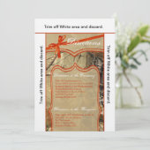 Karten-Jäger Camofloug der Richtungs-3.5x6 Einladung (Stehend Vorderseite)