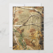 Karten-Jäger Camofloug der Richtungs-3.5x6 Einladung (Rückseite)