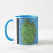 Karten-Kaffee-Tasse Flores Azoren Tasse (Links)