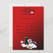 Karten - Lass der Spiele Begin (Einladungen) (Rückseite)