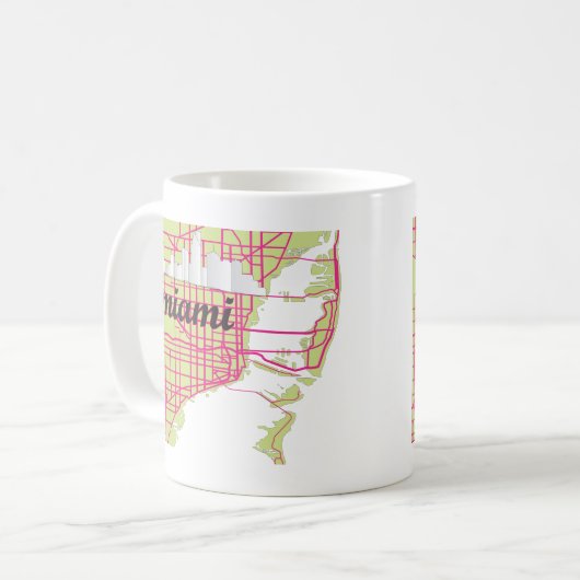 Karten Miami Kaffeetasse (Vorderseite Links)