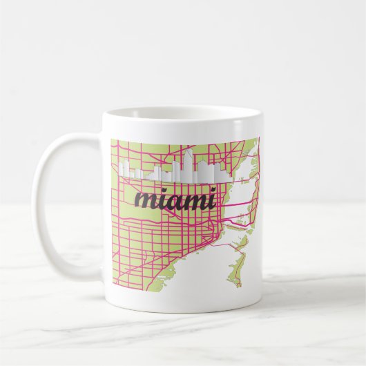 Karten Miami Kaffeetasse (Links)
