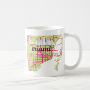 Karten Miami Kaffeetasse