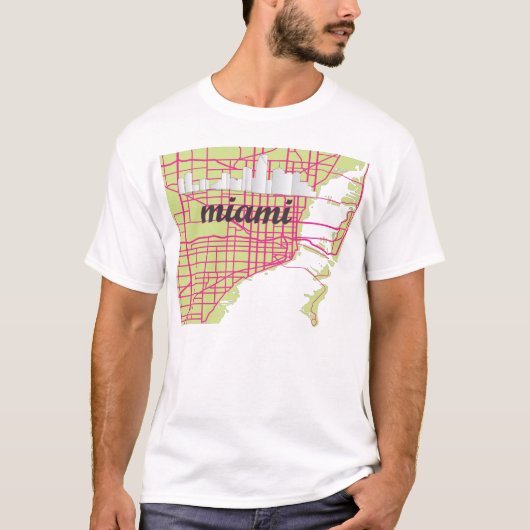 Karten Miami T-Shirt (Vorderseite)
