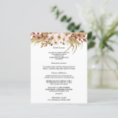 Karten mit Bohemischer Chic-Blumenkarte (Stehend Vorderseite)