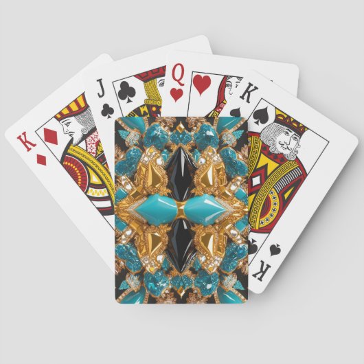 Karten mit den Bahamas-Farben spielen Spielkarten (Rückseite)