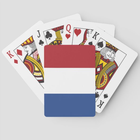 Karten mit der Flagge der Niederlande Spielkarten (Rückseite)