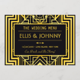 Karten mit geometrischer Schwarz-Gold-Geometrie