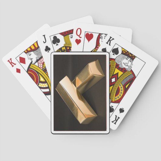 Karten mit Gold Bars spielen Spielkarten (Rückseite)