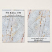 Karten mit Gold Veined-Marmor-Eichhörnchen (Vorne & Hinten)