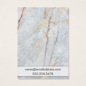 Karten mit Gold Veined-Marmor-Eichhörnchen (Rückseite)