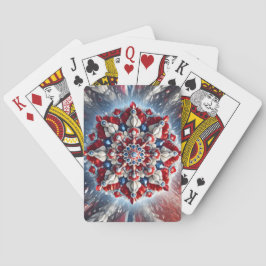 Karten mit norwegischen Farben spielen Spielkarten