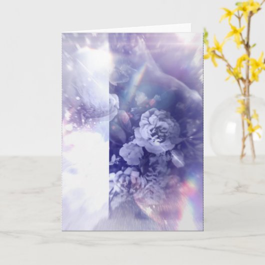 Karten mit Plüsch-Rosendesign (Gelbe Blume)