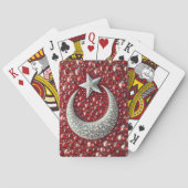 Karten mit türkischen Farben spielen Spielkarten (Rückseite)