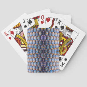 Karten mit Vorbild von Wabenkolben spielen Spielkarten