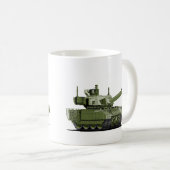 Karten moderner Panzer Kaffeetasse (VorderseiteRechts)
