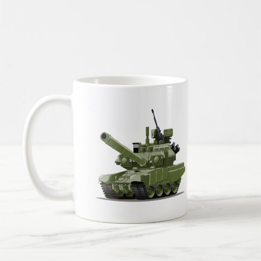 Karten moderner Panzer Kaffeetasse (Links)