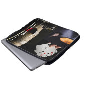 Karten, Musik und Wein ODER Ihre FOTOS individuell Laptopschutzhülle (Vorne Knopf)