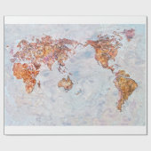 Karten-Packpapier Geschenkpapier (Flach)