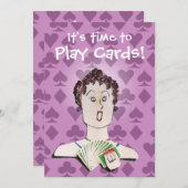 Karten-Party Einladung (Vorne/Hinten)