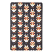Karten-Pinguin mit der Nummer 99 Mini Klemmbrett (Rückseite)