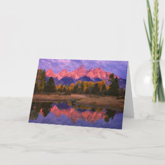 Karten-Reihe - großartiges Teton NP Karte