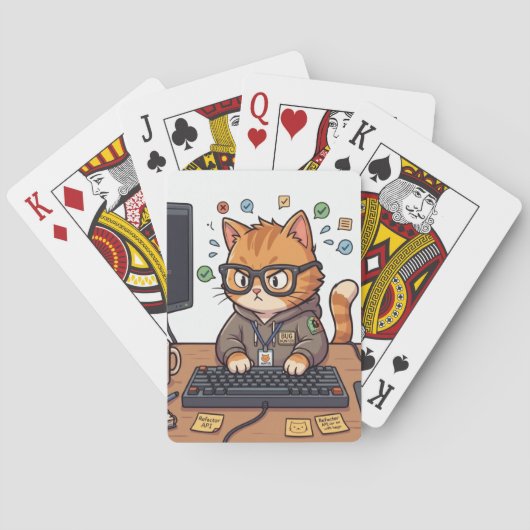 Karten Royal Cat Spielkarten (Rückseite)