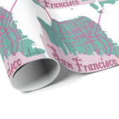 Karten San Francisco Geschenkpapier (Rolleneckpunkt)