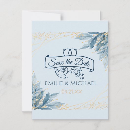 Karten Save the Date Mariage (Vorderseite)