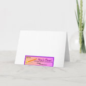 Karten-Schablone der Cartoon Pekingese Hundemutter Karte (Rückseite)