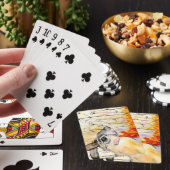 Karten spielen (a389) spielkarten (In Situ)
