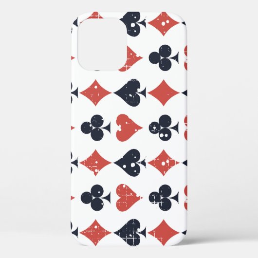 Karten spielen: Abstraktes Muster grunge Case-Mate iPhone Hülle (Rückseite)