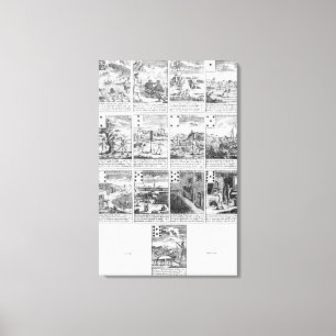 Karten spielen, die "Bubble"-Abenteuer besiegen Leinwanddruck