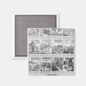 Karten spielen, die "Bubble"-Abenteuer besiegen Magnet (Vorderseite/Rückseite)