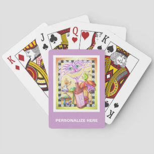 KARTEN SPIELEN - Die KATZE FÜR DIE GESCHÄFTSKARTE Spielkarten