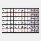 Karten spielen durch König Geschenkpapier Set (Vorderseite)