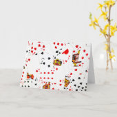 Karten spielen Geburtstags-Spaß (Gelbe Blume)