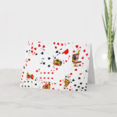 Karten spielen Geburtstags-Spaß (Vorderseite)