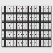 Karten spielen geschenkpapier (Flach)