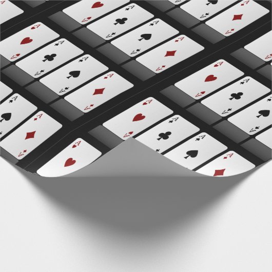 Karten spielen geschenkpapier (Ecke)