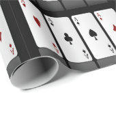 Karten spielen geschenkpapier (Rolleneckpunkt)