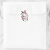 Karten spielen - gewinnen - Glückliche Charme Runder Aufkleber (Tasche)