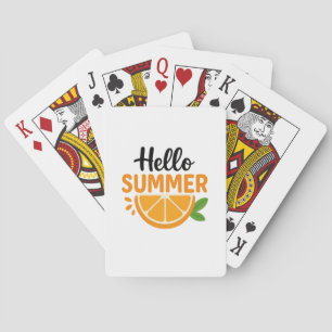 Karten spielen - Hallo Sommer Spielkarten
